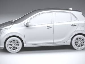 Kia Picanto GT-Line 2024 Modèle 3D