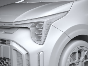 Kia Picanto GT-Line 2024 Modèle 3D