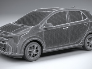 Kia Picanto GT-Line 2024 Modèle 3D