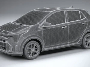 Kia Picanto GT-Line 2024 3D Model