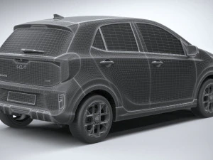 Kia Picanto GT-Line 2024 3D Model