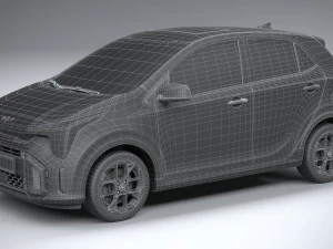 Kia Picanto GT-Line 2024 3D Model