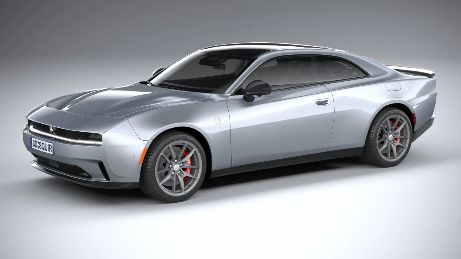 Dodge Charger Daytona 2024 3D Model .c4d .max .obj .3ds .fbx .stl .blend 