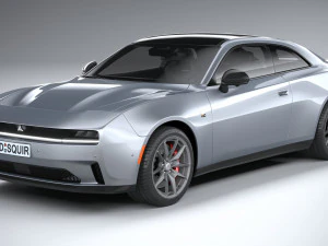 Dodge Charger Daytona 2024 3D Model