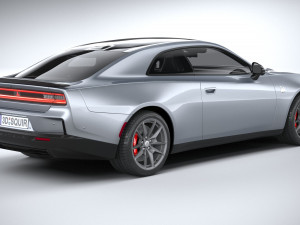 Dodge Charger Daytona 2024 3D 模型