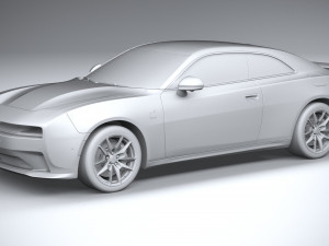 Dodge Charger Daytona 2024 3D 模型
