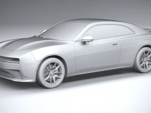 Dodge Charger Daytona 2024 3D Model