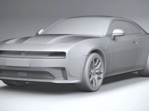 Dodge Charger Daytona 2024 3D Model