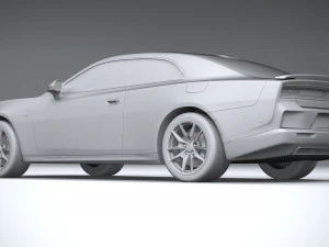 Dodge Charger Daytona 2024 3D Model