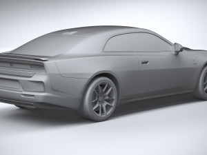 Dodge Charger Daytona 2024 3D 模型