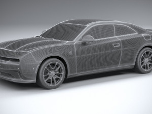 Dodge Charger Daytona 2024 3D 模型