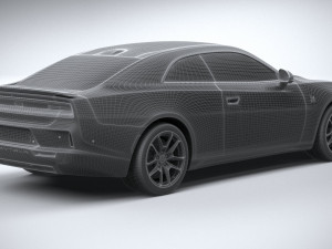 Dodge Charger Daytona 2024 3D 模型