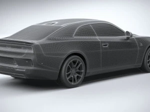 Dodge Charger Daytona 2024 3D Model