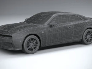 Dodge Charger Daytona 2024 3D Model