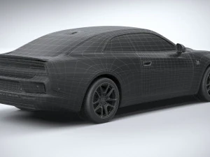 Dodge Charger Daytona 2024 3D Model