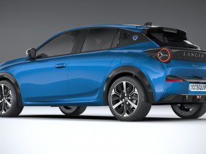 Lancia Ypsilon 2025 3D Модель