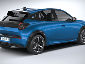 Lancia Ypsilon 2025 3D Модель