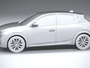 Lancia Ypsilon 2025 3D Model