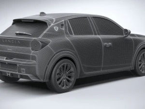 Lancia Ypsilon 2025 3D Model