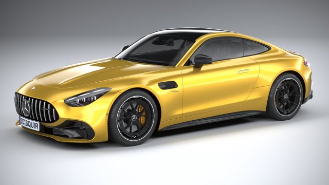 Mercedes-Benz AMG GT43 Coupe 2025 3D मॉडल .c4d .max .obj .3ds .fbx .stl .blend 
