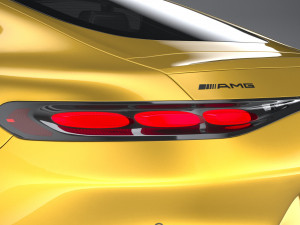 Mercedes-Benz AMG GT43 Coupe 2025 3D मॉडल