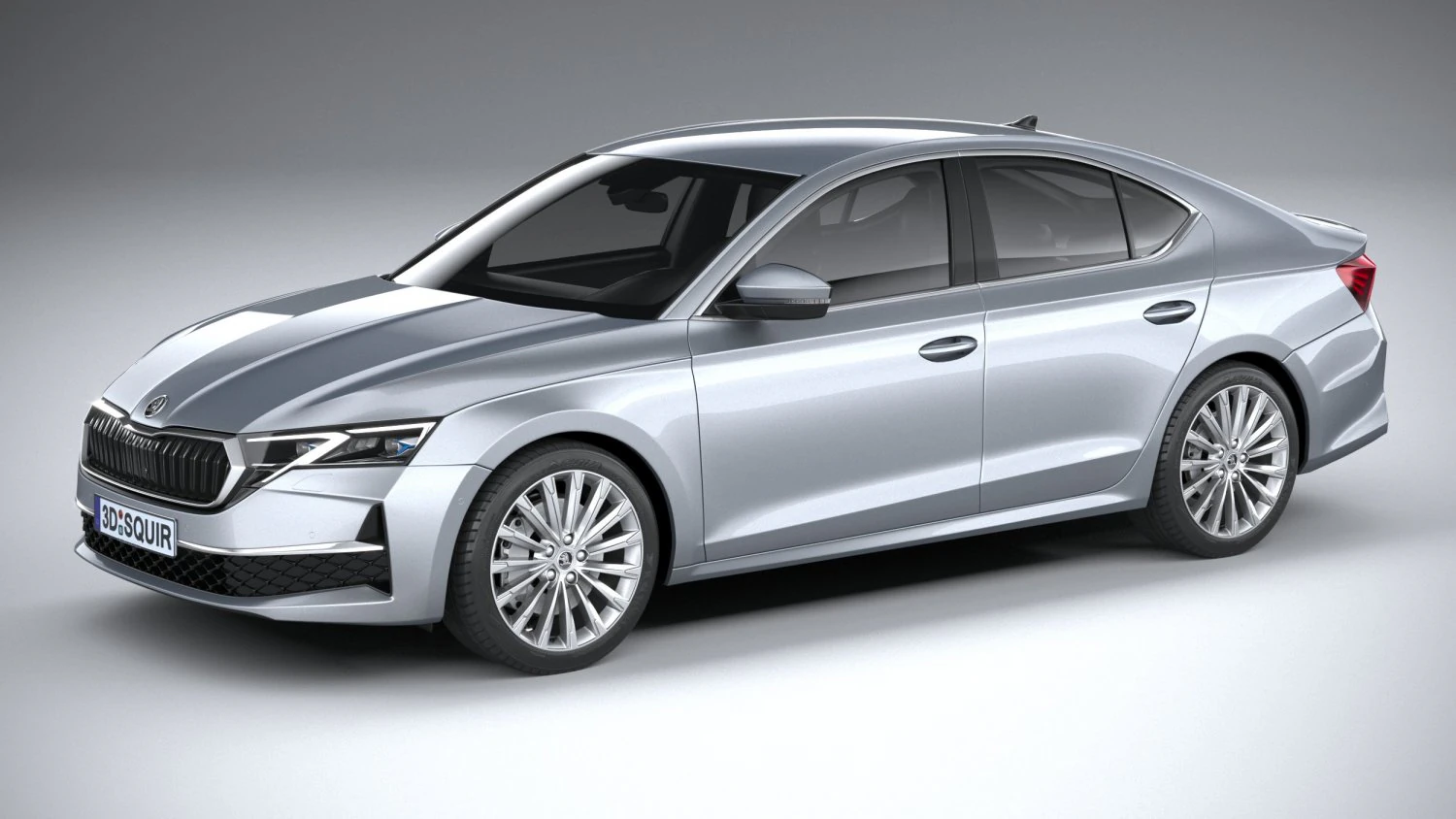 Skoda Octavia 2025 3D Model .c4d .max .obj .3ds .fbx .stl .blend