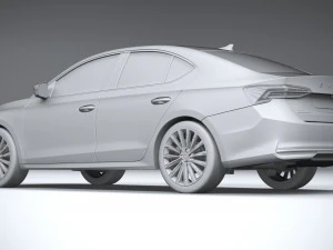 Skoda Octavia 2025 3D Model