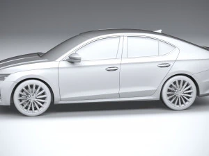 Skoda Octavia 2025 3D Model
