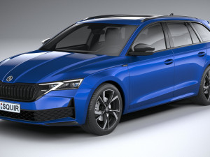 Skoda Octavia Combi 2025 3D मॉडल