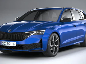 Skoda Octavia Combi 2025 3D Model