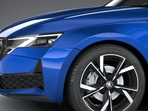 Skoda Octavia Combi 2025 3D Model