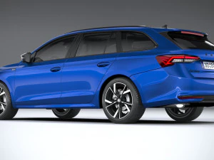Skoda Octavia Combi 2025 3D Model