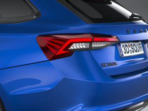 Skoda Octavia Combi 2025 3D मॉडल