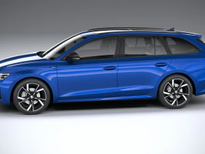 Skoda Octavia Combi 2025 3D Model