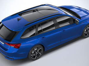 Skoda Octavia Combi 2025 3D मॉडल