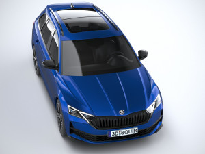 Skoda Octavia Combi 2025 3D मॉडल