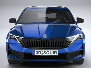 Skoda Octavia Combi 2025 3D मॉडल