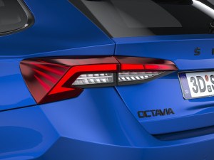 Skoda Octavia Combi 2025 3D मॉडल