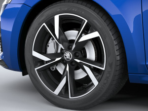 Skoda Octavia Combi 2025 3D मॉडल