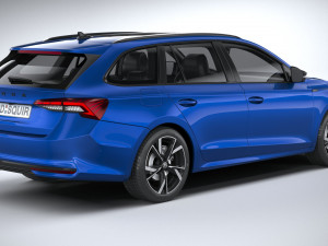 Skoda Octavia Combi 2025 3D मॉडल