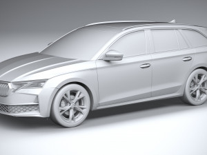 Skoda Octavia Combi 2025 3D मॉडल