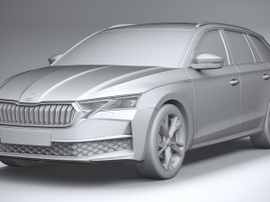 Skoda Octavia Combi 2025 3D मॉडल