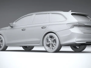 Skoda Octavia Combi 2025 3D Model