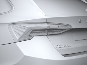 Skoda Octavia Combi 2025 3D मॉडल