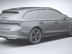 Skoda Octavia Combi 2025 3D मॉडल