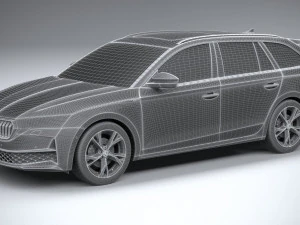 Skoda Octavia Combi 2025 3D Model