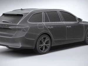 Skoda Octavia Combi 2025 3D Model