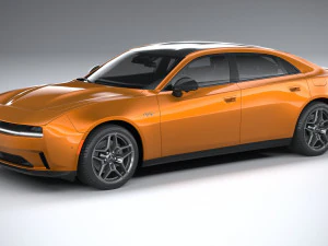 Dodge Charger Daytona 4 kapılı 2024 3D Model
