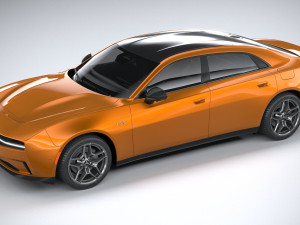 Dodge Charger Daytona 4-door 2024 3D Model