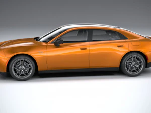 Dodge Charger Daytona 4-door 2024 3D Model